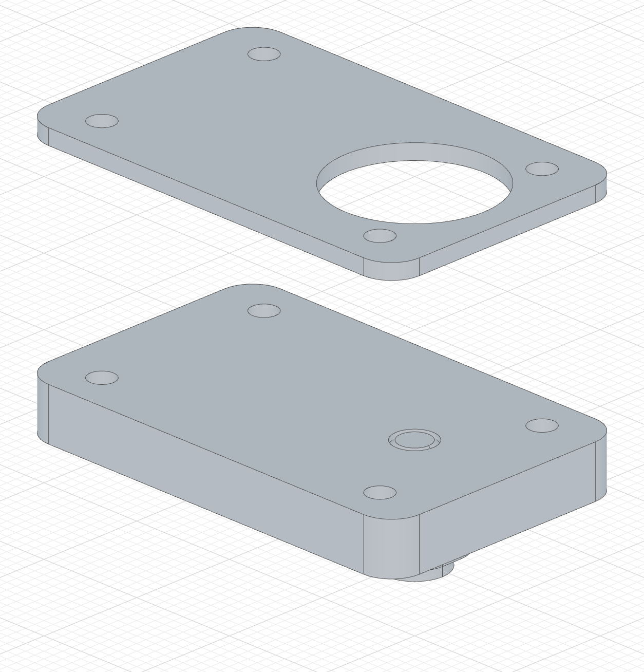 A lever-and-pin sub-assembly hinged on a plate that stands on an assembly connector