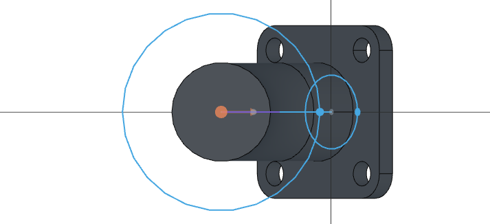 Upper flange sketch