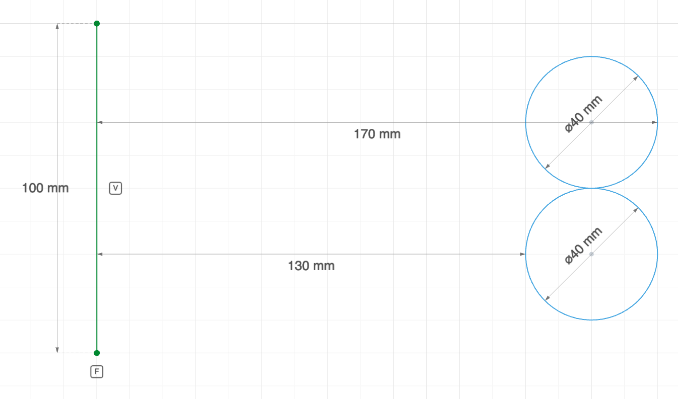 Near-side and far-side circumference distances