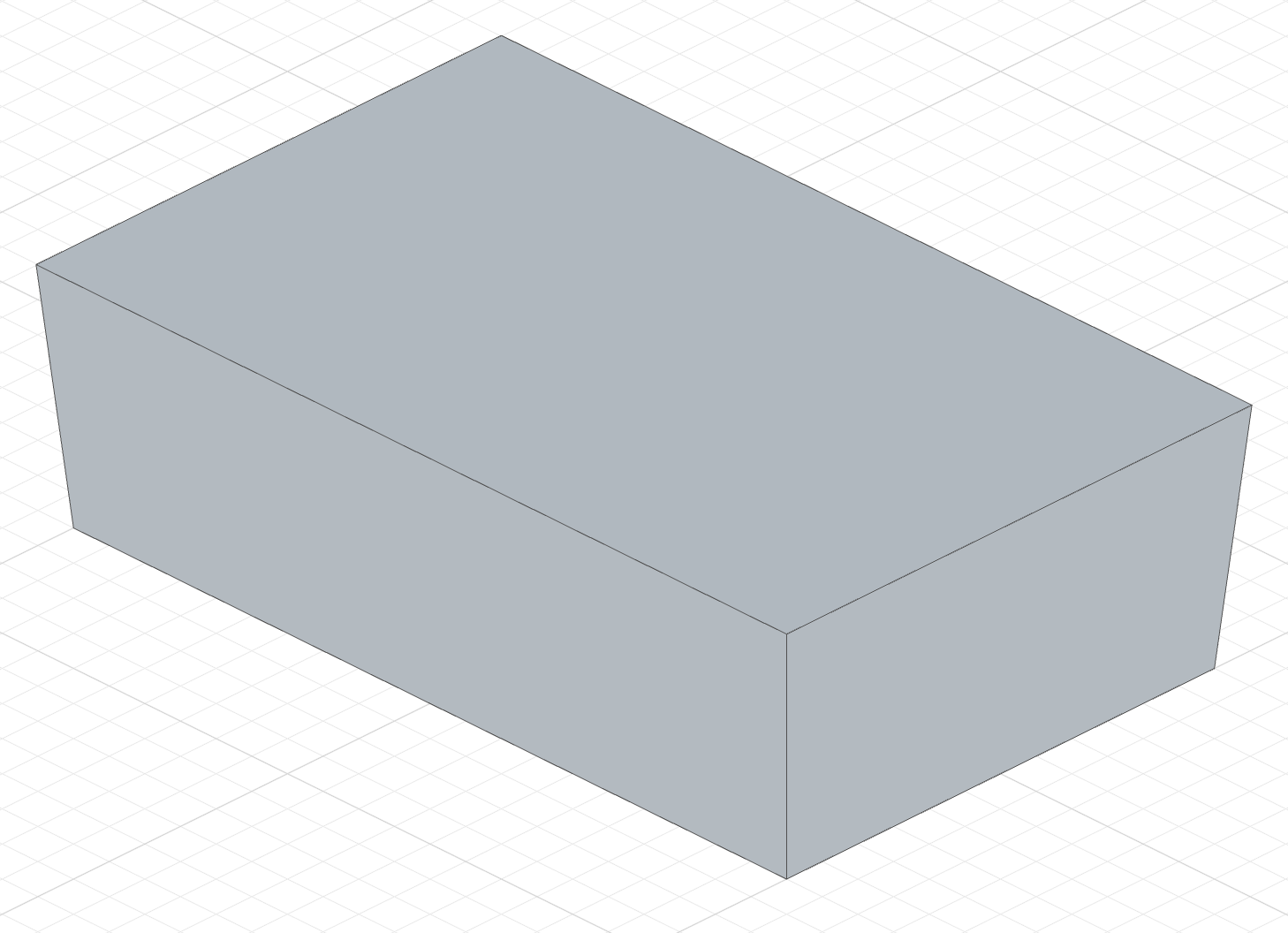 Extrude with draft angle