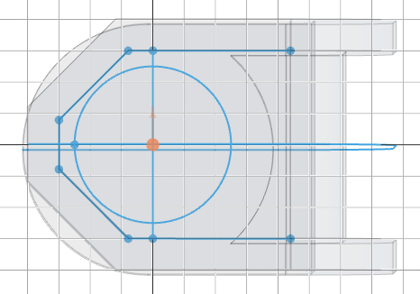 Hinge tab sketch