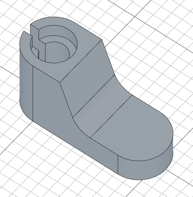 Angled split cut