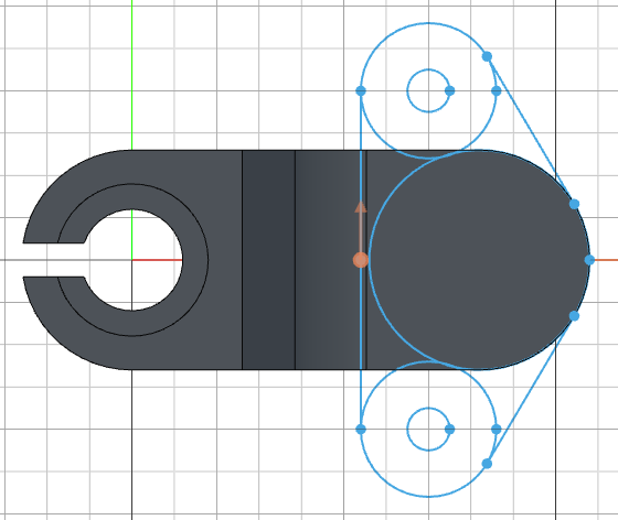 Flange sketch