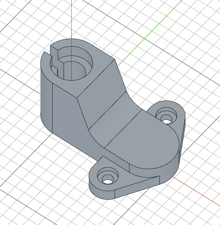 Flange counterbores