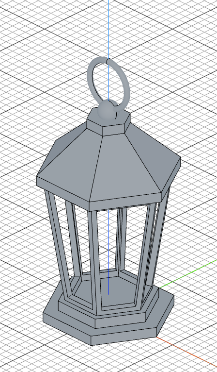 Finished lantern