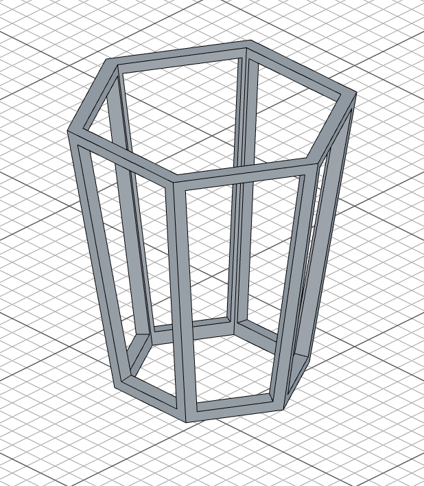 Lantern body with windows