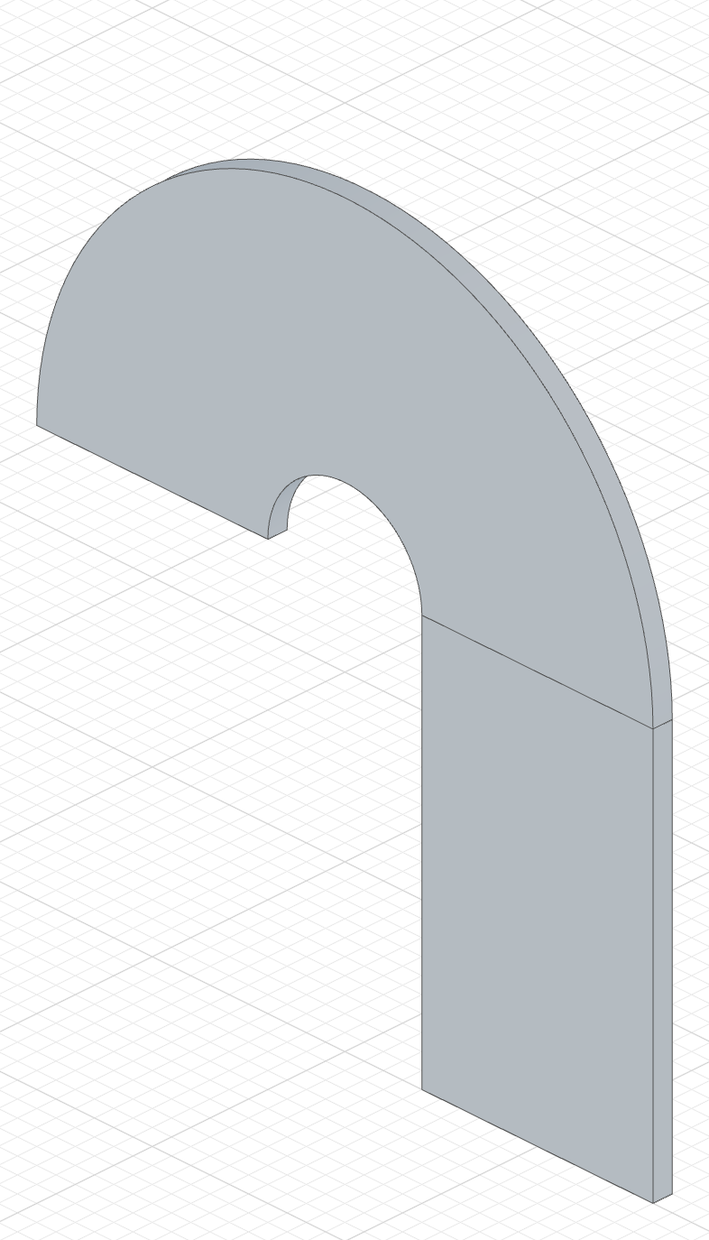 Thin sweep — open profile