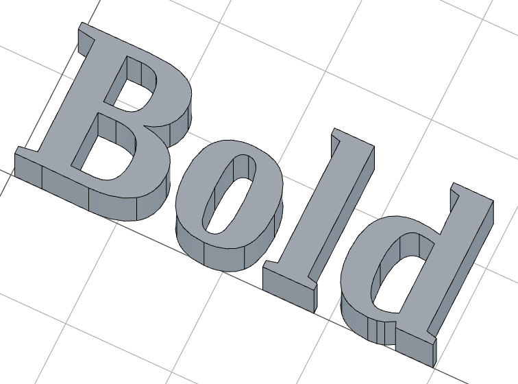 text example