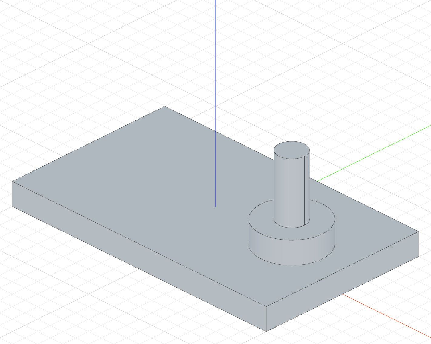 A spacer slid along the plate onto its stud